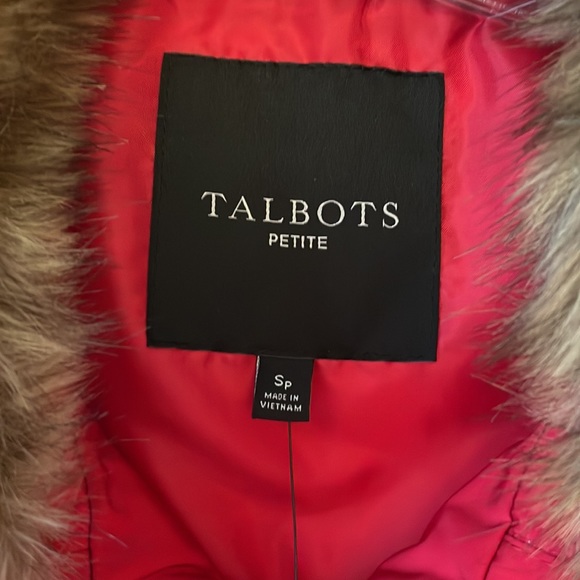 NWT Talbots S petite Down Puffer Vest - Picture 2 of 9